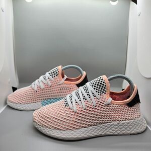 Adidas Deerupt Runner  Sneakers Pink/White Women's 7